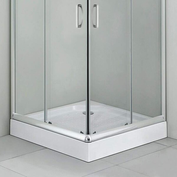 Deante Corner cădiță de duș pătrată 90x90 cm alb KTC_041B