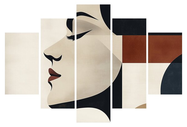 Tablou - Femeie din profil (150x105 cm)