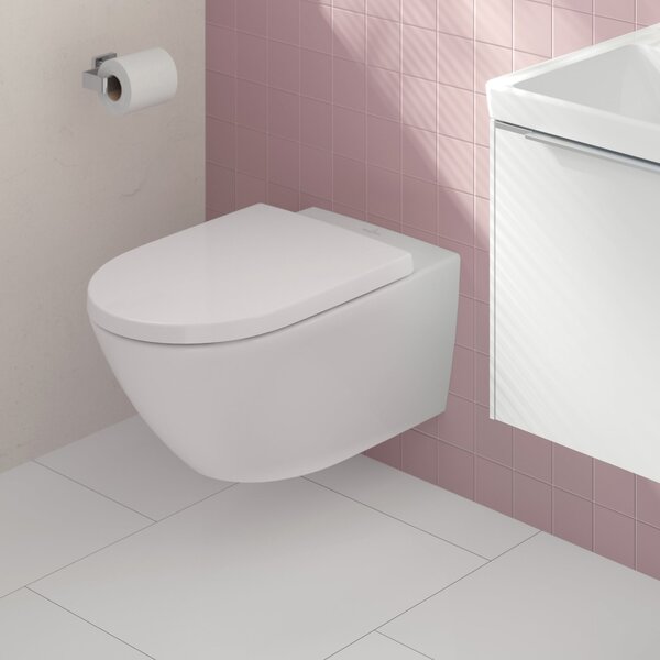 Villeroy & Boch Subway 3.0 vas wc agăţat fără margine alb 4670T001