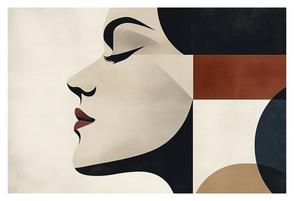 Tablou - Femeie din profil (90x60 cm)