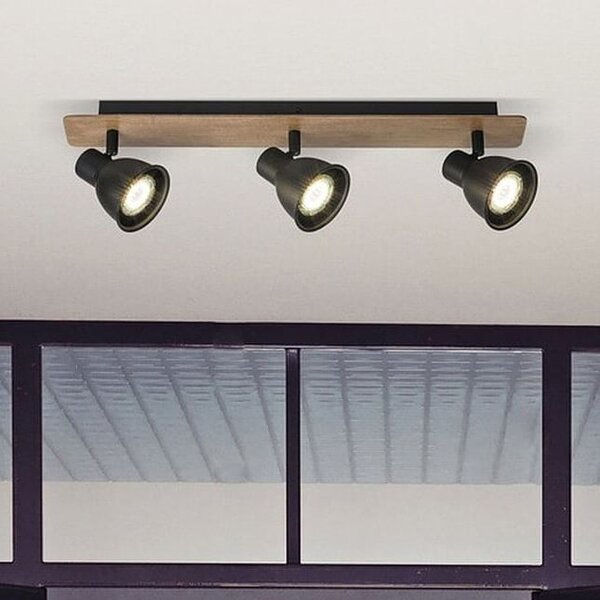 Rabalux Mac lampă de tavan 3x35 W negru 5904