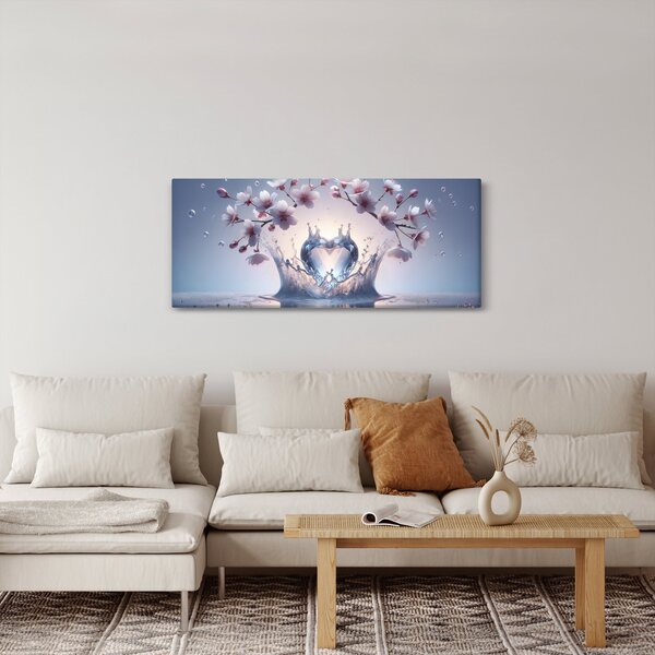 Tablou - Inimă de diamant (120x50 cm)