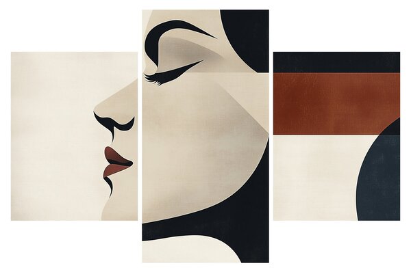 Tablou - Femeie din profil (90x60 cm)