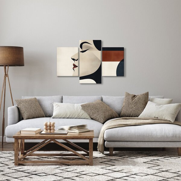 Tablou - Femeie din profil (90x60 cm)