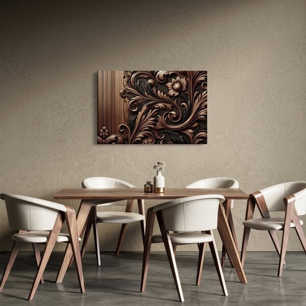 Tablou - Model din lemn (90x60 cm)