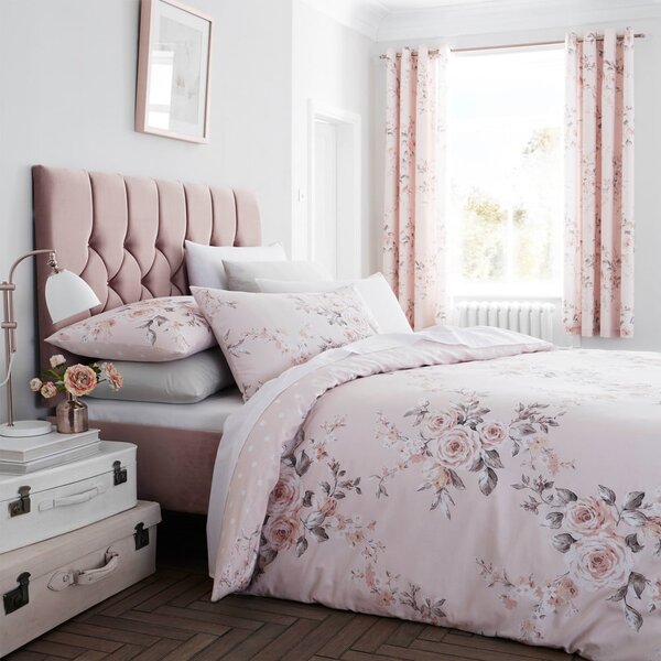 Draperii roz 2 buc. 168x183 cm Canterbury – Catherine Lansfield