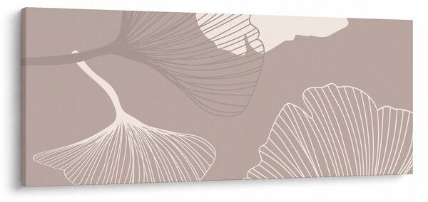 Tablou - Frunze bej N⁰1 (120x50 cm)