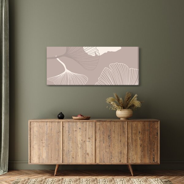 Tablou - Frunze bej N⁰1 (120x50 cm)
