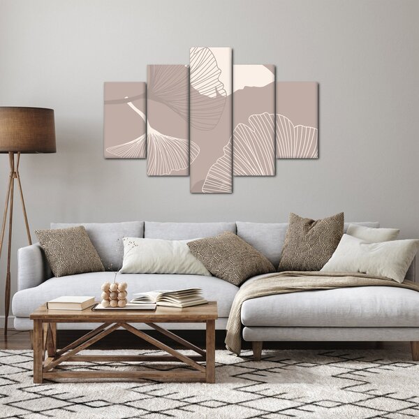 Tablou - Frunze bej N⁰1 (150x105 cm)