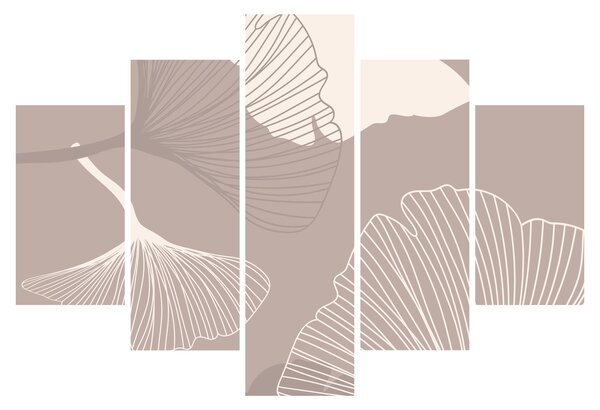 Tablou - Frunze bej N⁰1 (150x105 cm)