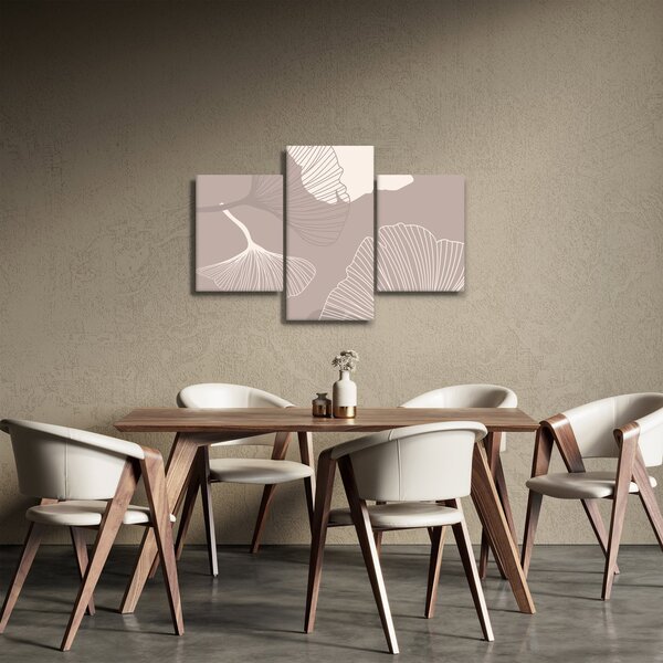 Tablou - Frunze bej N⁰1 (90x60 cm)