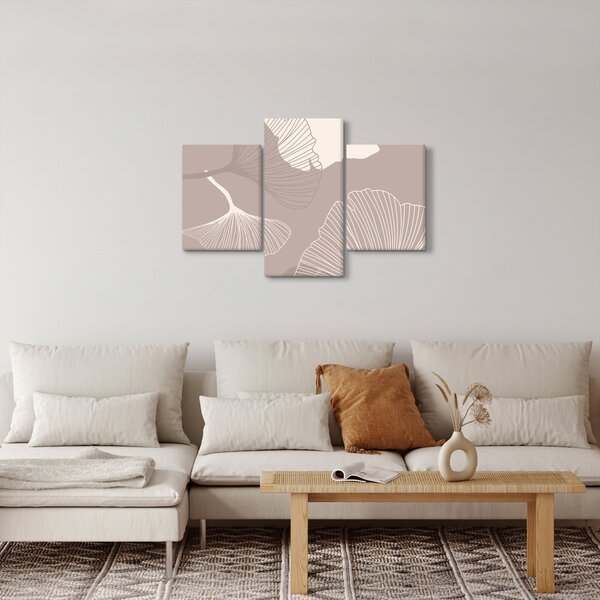 Tablou - Frunze bej N⁰1 (90x60 cm)