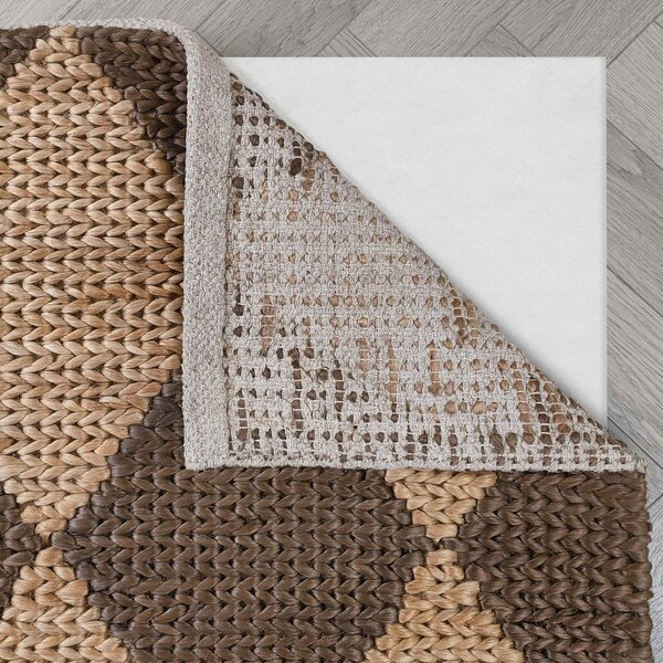 Covor maro/în culoare naturală țesut manual din amestec de iută 120x170 cm Effie Diamond – Flair Rugs
