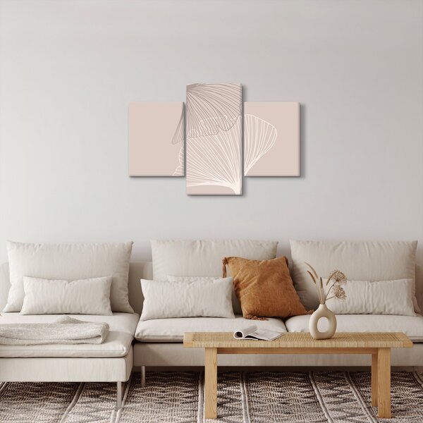 Tablou - Frunze bej N⁰2 (90x60 cm)