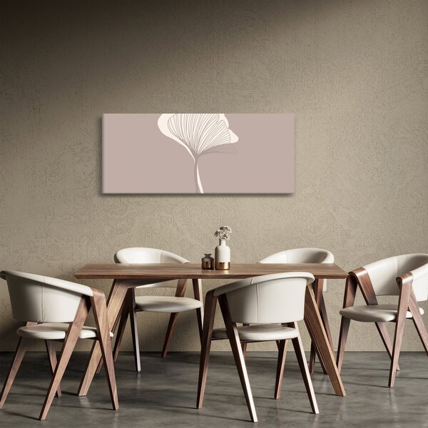 Tablou - Frunze bej N⁰3 (120x50 cm)