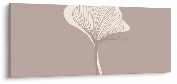 Tablou - Frunze bej N⁰3 (120x50 cm)