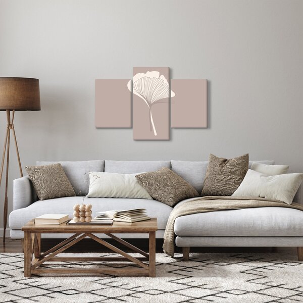 Tablou - Frunze bej N⁰3 (90x60 cm)