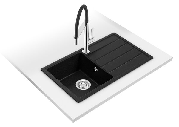 Teka Comfor TQ chiuvetă din granit 76x44 cm gri/grafit/onix 115350001