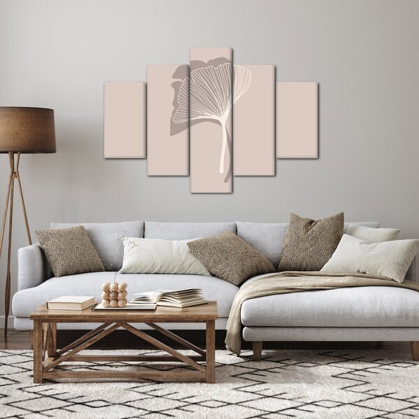 Tablou - Frunze bej N⁰4 (150x105 cm)