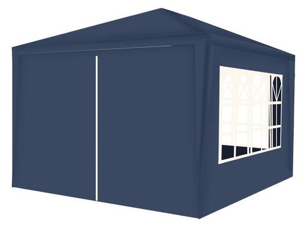 Pavilion gradina, 3x3x2,5 m, cu 4 pereti laterali, albastru