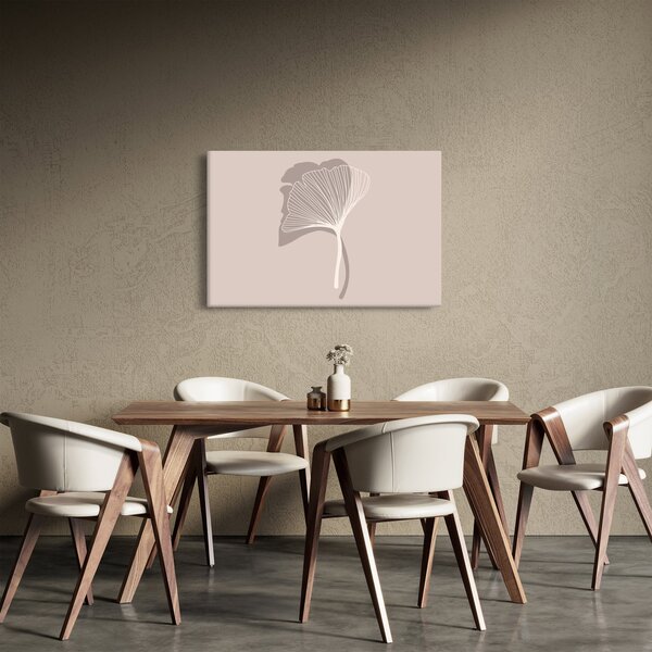 Tablou - Frunze bej N⁰4 (90x60 cm)