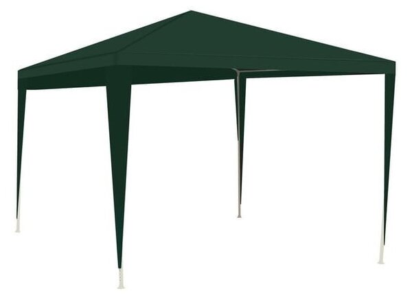 Pavilion gradina, 3x3x2,5 m, cu 4 pereti laterali, verde inchis