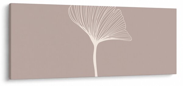 Tablou - Frunze bej N⁰5 (120x50 cm)
