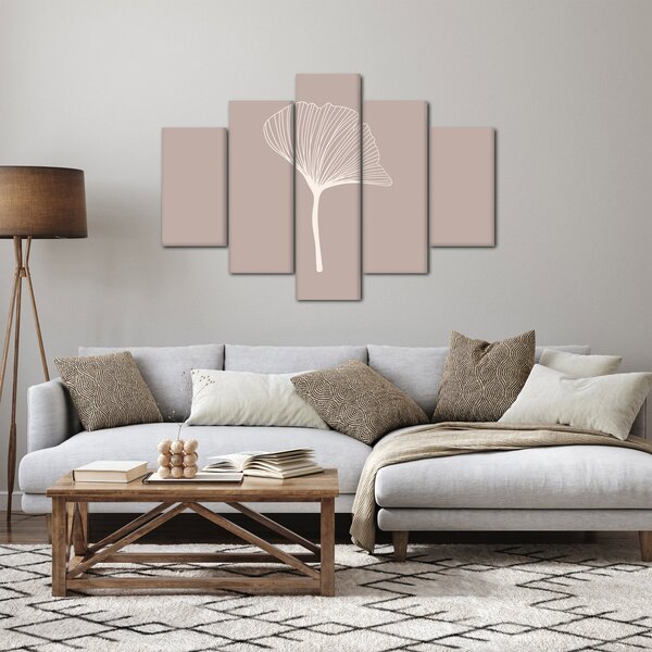 Tablou - Frunze bej N⁰5 (150x105 cm)