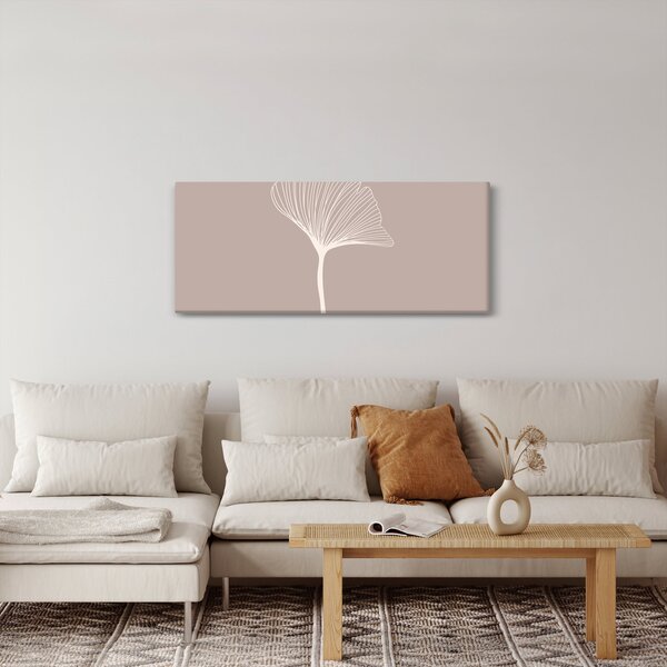 Tablou - Frunze bej N⁰5 (120x50 cm)