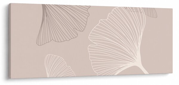 Tablou - Frunze bej N⁰6 (120x50 cm)