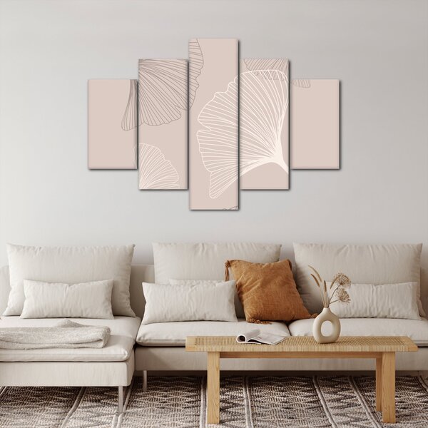 Tablou - Frunze bej N⁰6 (150x105 cm)
