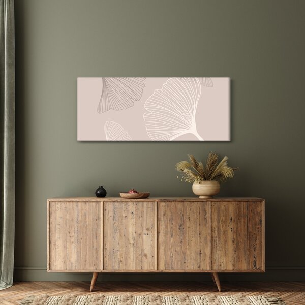 Tablou - Frunze bej N⁰6 (120x50 cm)