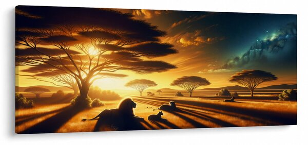 Tablou - Lei odihnindu-se (120x50 cm)