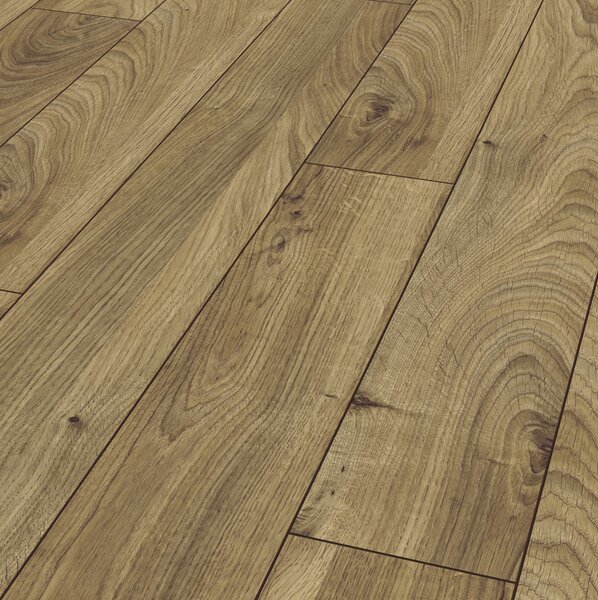 Parchet laminat 12 mm, stejar Everest bronz, Kronotex Mammut 3077, clasa trafic intens 33, AC5, 1845 x 188 mm