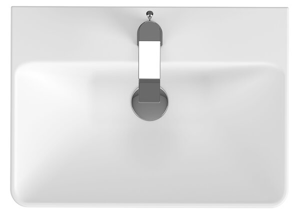 Cersanit Mille lavoar 56x40.5 cm dreptunghiular clasică alb luciu K675-001