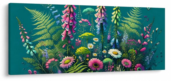 Tablou - Flori de câmp (120x50 cm)