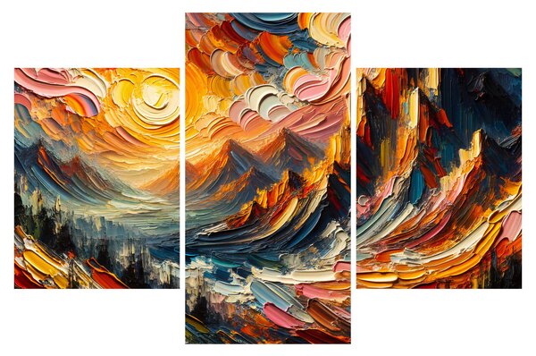 Tablou - Munte acoperit de soare (90x60 cm)