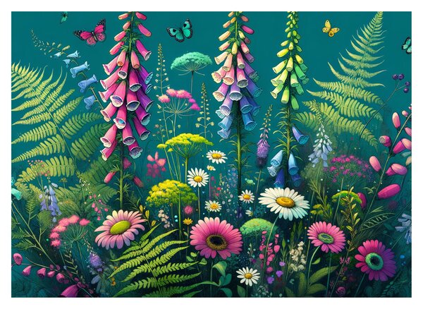 Tablou - Flori de câmp (70x50 cm)