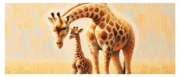 Tablou - Girafe (120x50 cm)