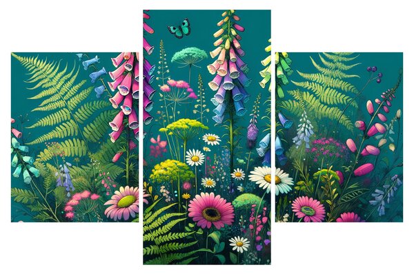 Tablou - Flori de câmp (90x60 cm)