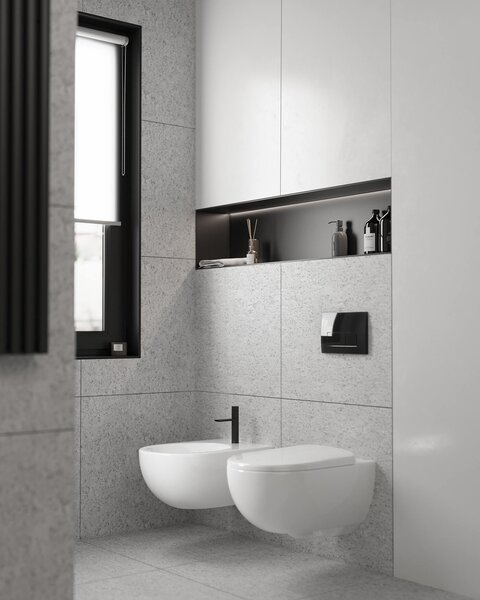 Geberit Selnova Premium vas wc cu capac soft-close agăţat fără margine cu spălare turbionară alb lucios 503.197.00.1