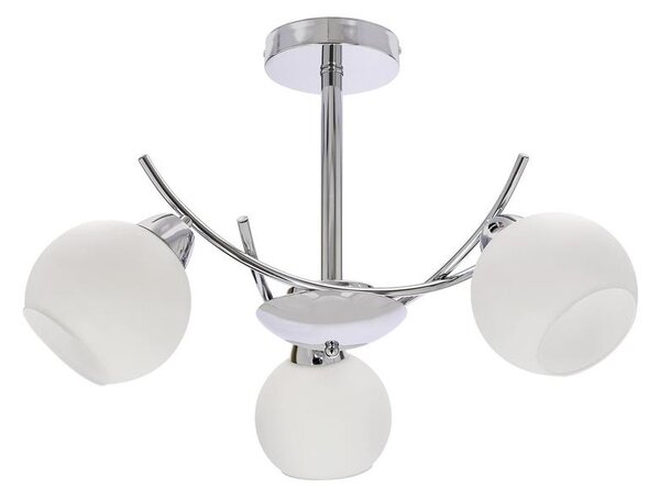 Lustră pe tijă AMOS 3xE27/40W/230V crom lucios