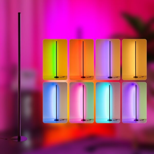 Immax NEO 07776L - Lampă LED RGB reglabilă AMBIENTE LED/12W/230V Wi-Fi Tuya+telecomandă