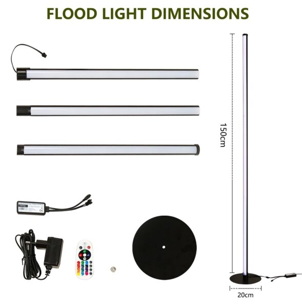 Immax NEO 07776L - Lampă LED RGB reglabilă AMBIENTE LED/12W/230V Wi-Fi Tuya+telecomandă