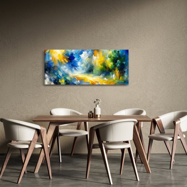 Tablou - Zi însorită abstractă (120x50 cm)