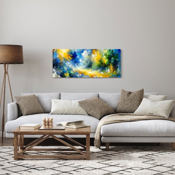 Tablou - Zi însorită abstractă (120x50 cm)