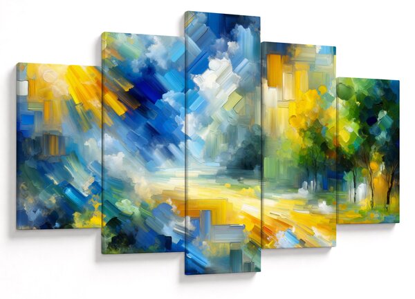 Tablou - Zi însorită abstractă (150x105 cm)