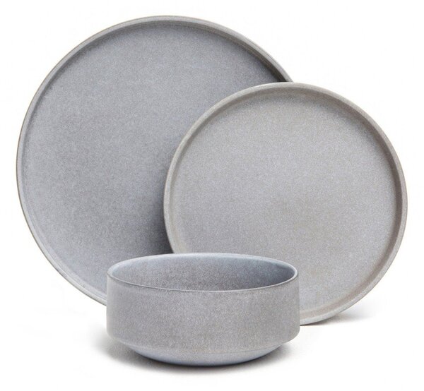 Set 18 vase din gresie Bonami Selection Malia, gri