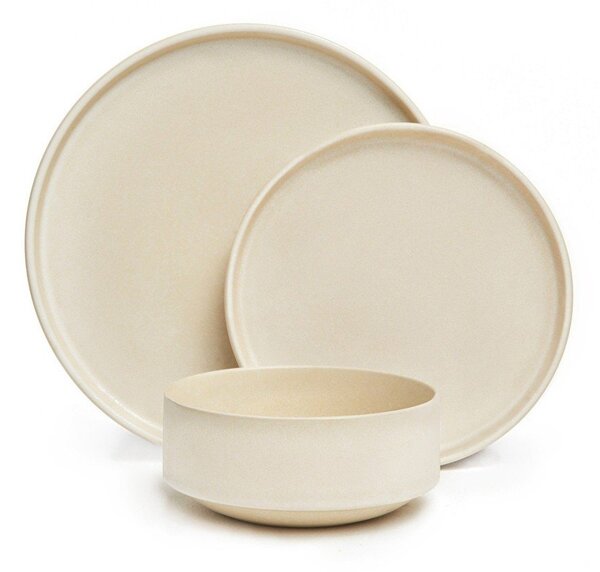 Set de 18 vase din gresie crem Bonami Selection Malia