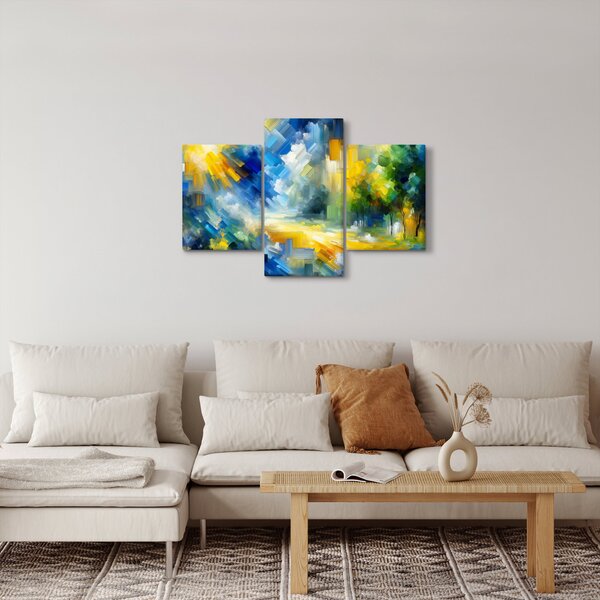 Tablou - Zi însorită abstractă (90x60 cm)